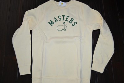 The Masters Augusta National Butter Yellow Cotton Golf Crewneck Sweatshirt S  | eBay | eBay US