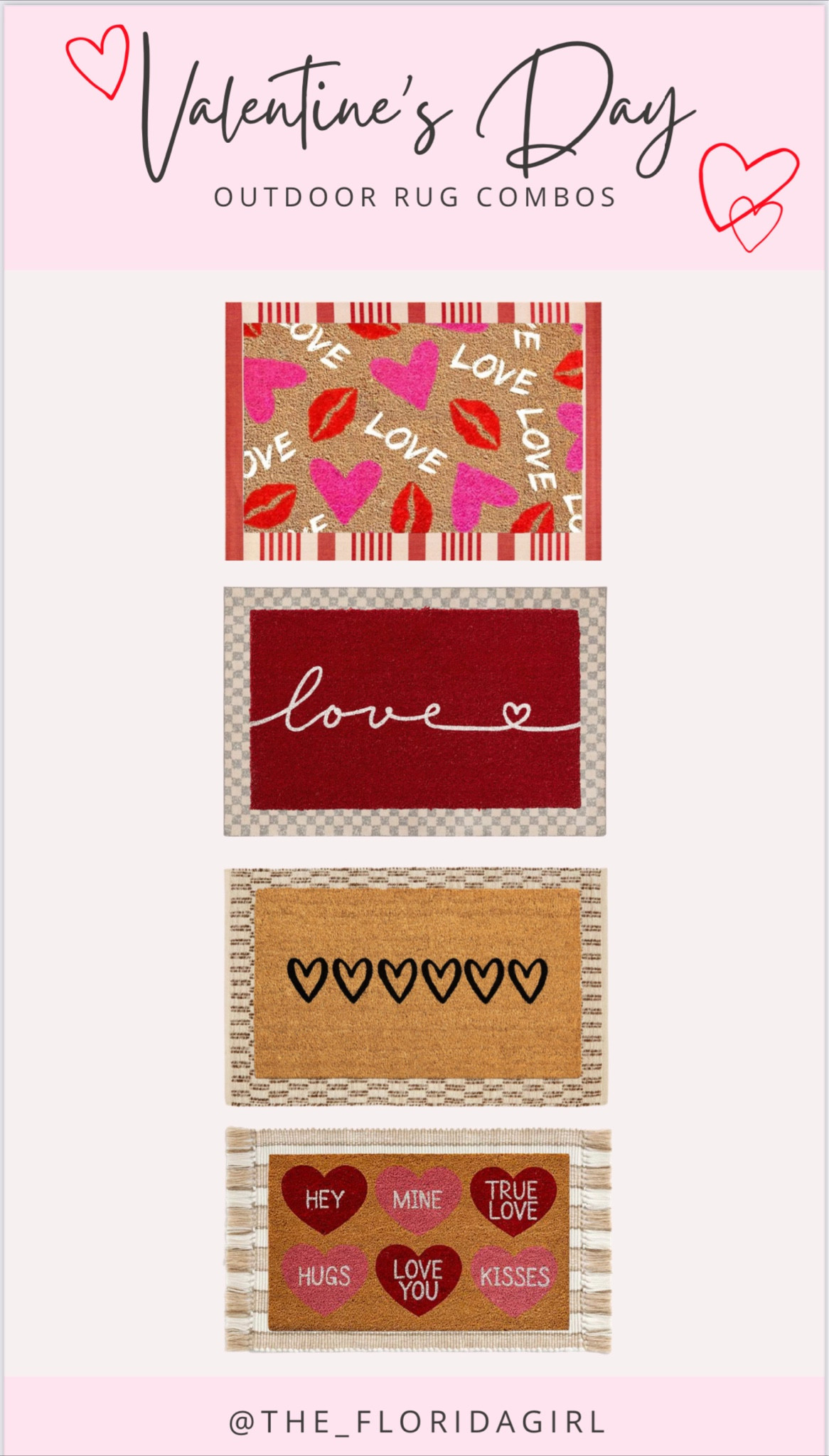 Holiday doormats for Valentine’s Day #vday #holiday #frontdoormat #frontporch #frontdoor #outdoor #holidaydecor #home #homefinds #rugs #valentines #valentinesday #love #hearts #porchdecor #holidayhome #homedecorfinds #target #walmart #kirklands #potterybarn #westelm

#LTKhome #LTKHoliday #LTKSeasonal