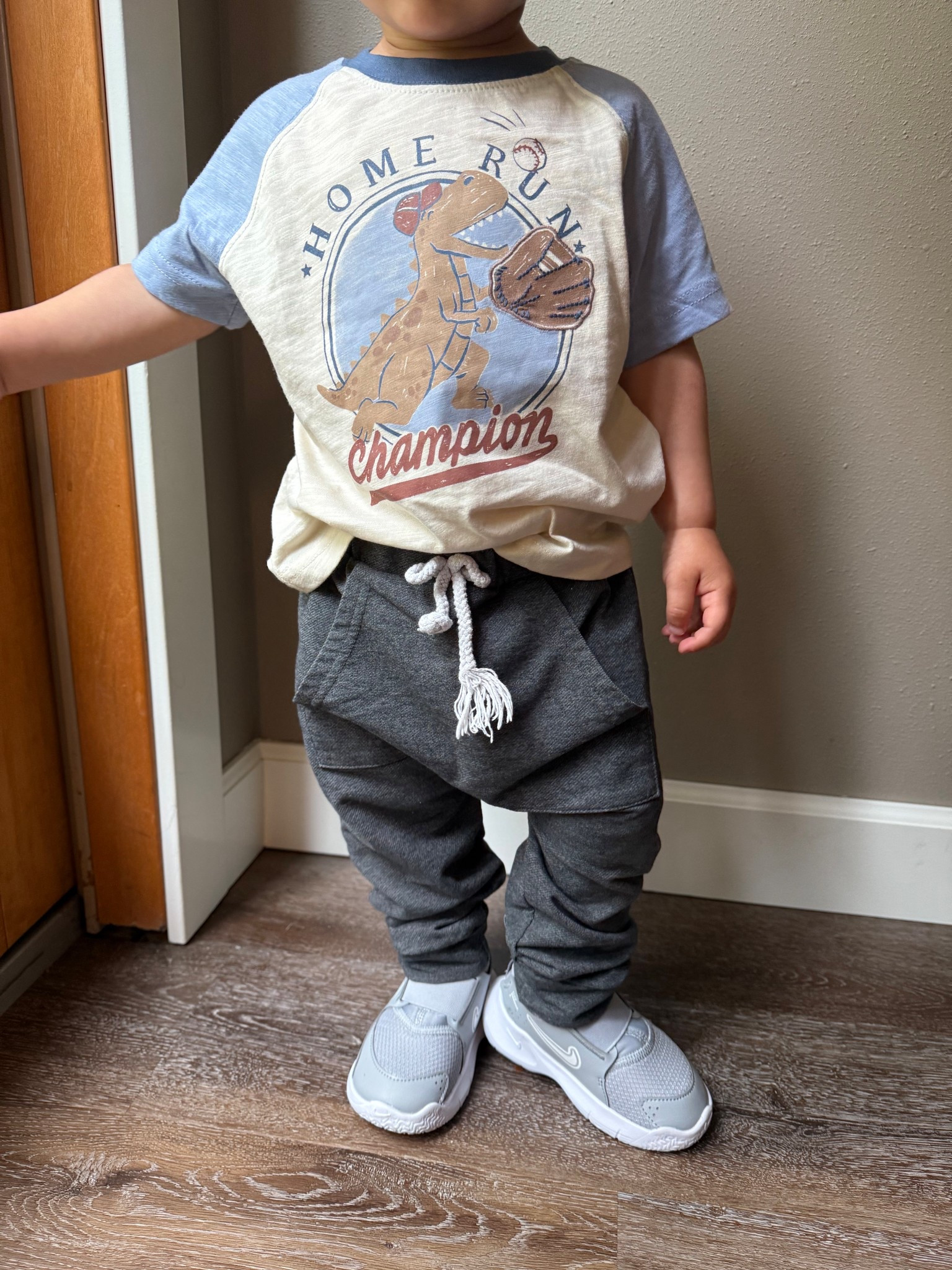 toddler boy style 

baseball tee, joggers, nike toddler shoes 

#LTKSeasonal #LTKKids #LTKBaby