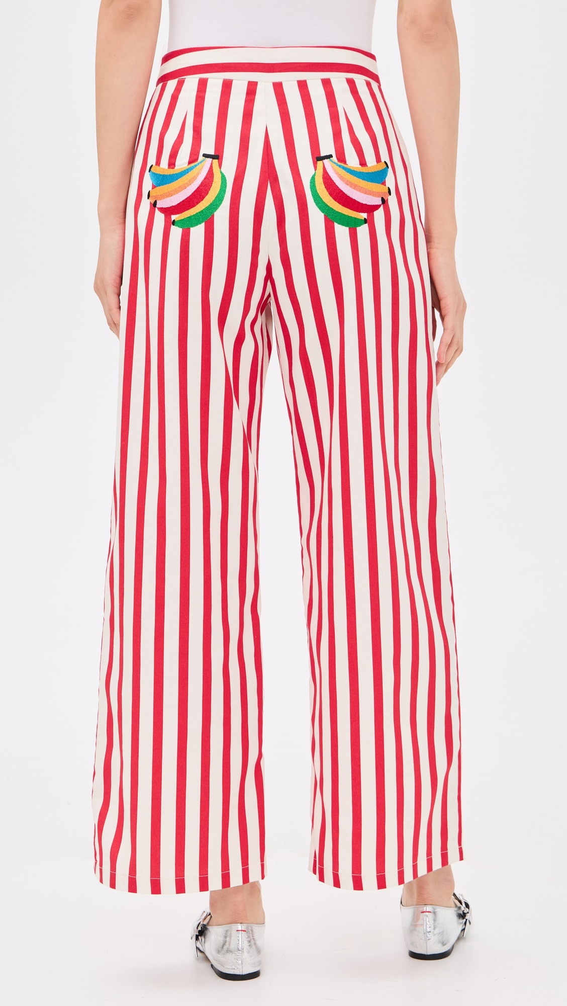 Red Stripe Mara Trousers | Shopbop