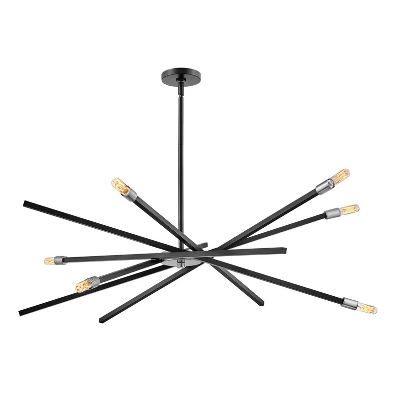 Archer 6-Light Sputnik Articulating Single Tier Chandelier | Wayfair North America