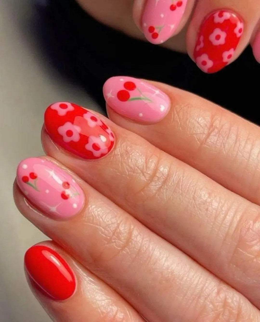 Handmade Press on Nails: Luxury, Almond Round Short, Hand Painted Custom, Acrylic Gel - Etsy | Etsy (US)