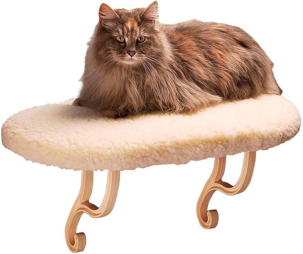K&H Pet Products Kitty Sill Window Sill Cat Perch, Cat Window Perch for Large Cats, Cat Window Se... | Amazon (US)