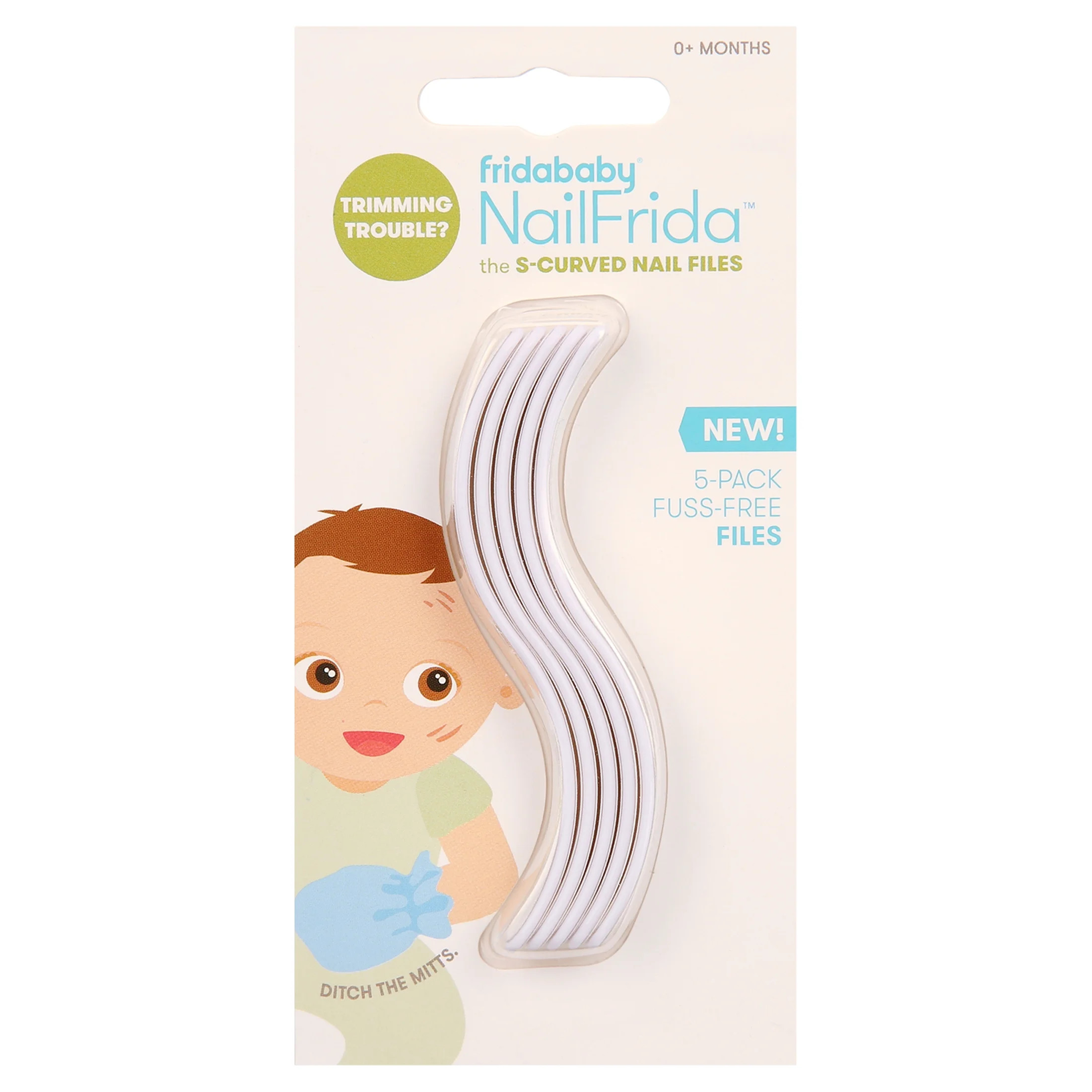 Fridababy NailFrida S-Curved Nails Files, 5 Count | Walmart (US)
