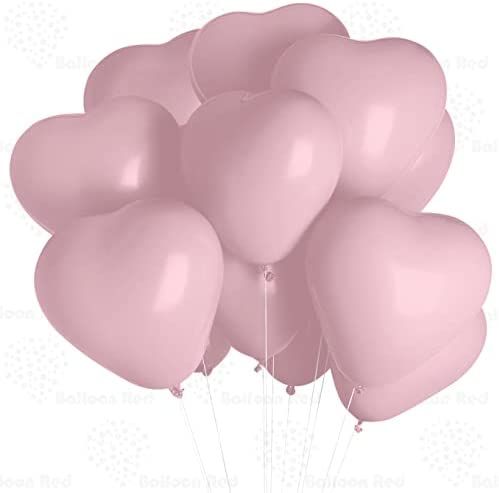 Pastel Baby Lilac 12 Inch Heart Shape Latex Balloons 144pcs, Thickened Extra Strong Biodegradable... | Amazon (US)