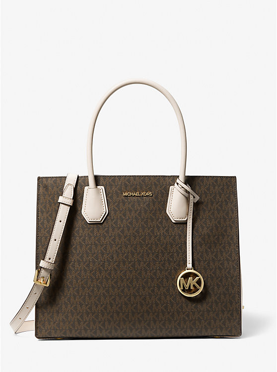 Bolso tote Mercer grande tipo acordeón con logotipo | Michael Kors ES