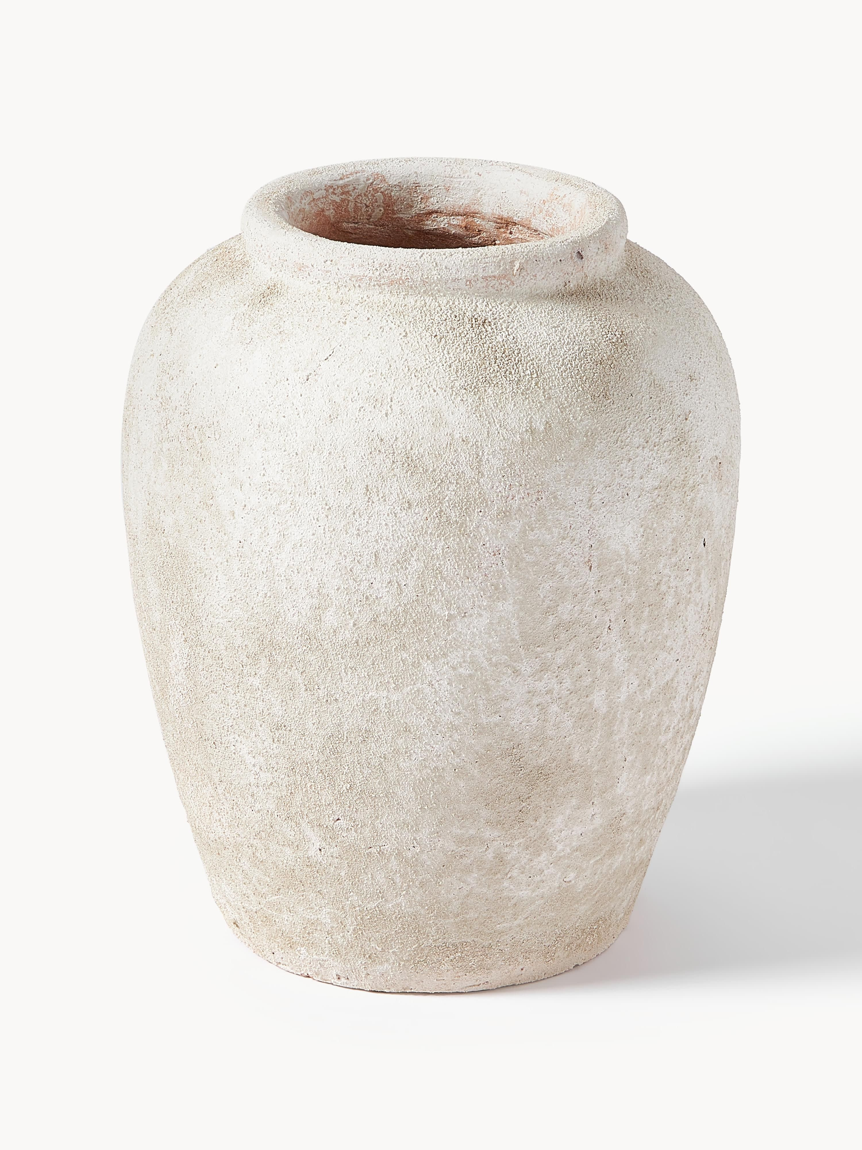 Vase Leana mit Sand-Finish, H 32 cm | Westwing EU