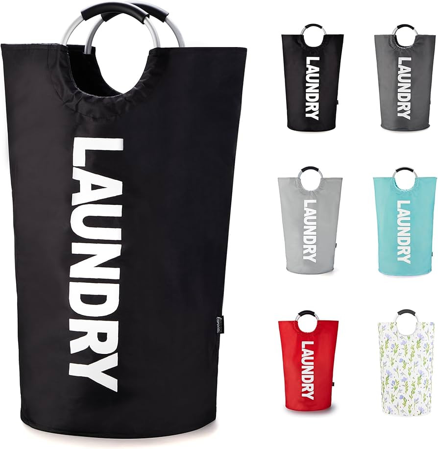 Caroeas 90L Laundry Basket (13 Colors), Waterproof Laundry Hamper, Laundry Bag with Padded Handle... | Amazon (US)