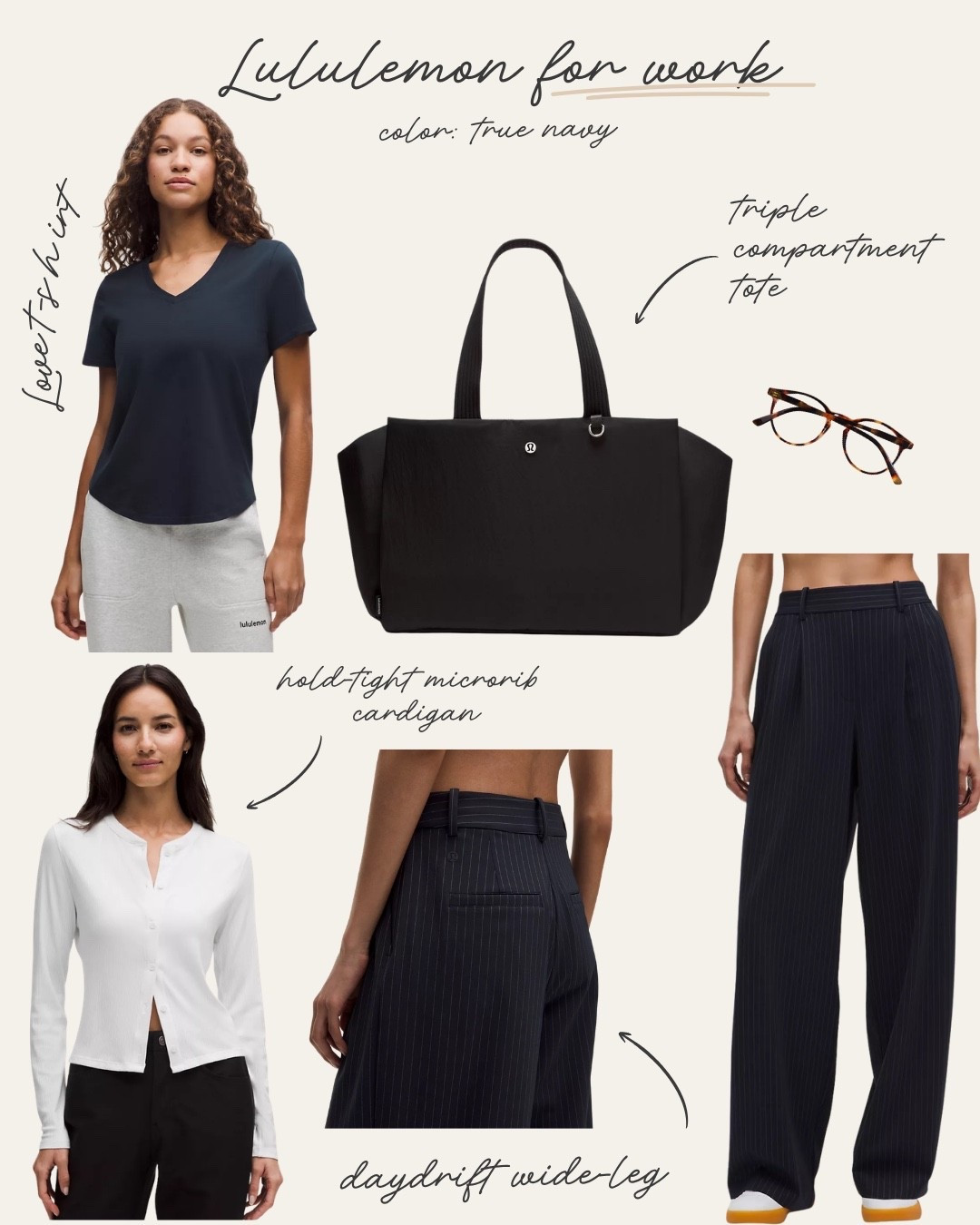 Lululemon staples for a working woman! #lululemon #businesscasual

#LTKWorkwear #LTKmomlife #LTKootd