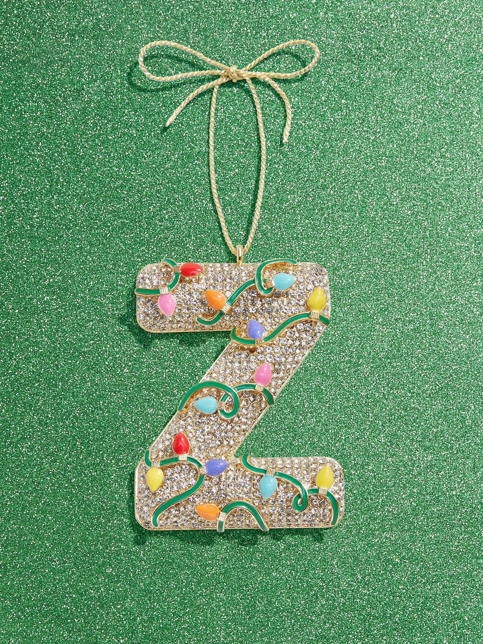 Let It Glow Initial Ornament - Let it Glow Initial - Z | BaubleBar