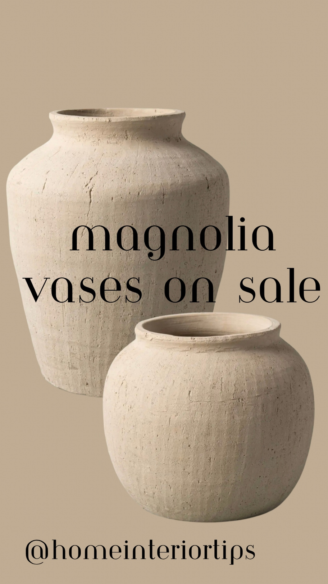 Magnolia vases on sale