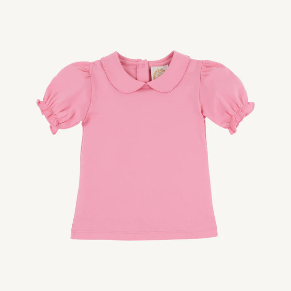 Maude's Peter Pan Collar Shirt & Onesie (Short Sleeve Pima) - Hamptons | The Beaufort Bonnet Company