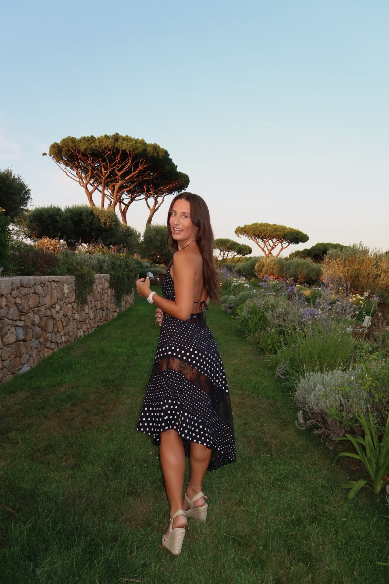 I am wearing a dress, but it’s currently sold out. There’s a skirt similar :)