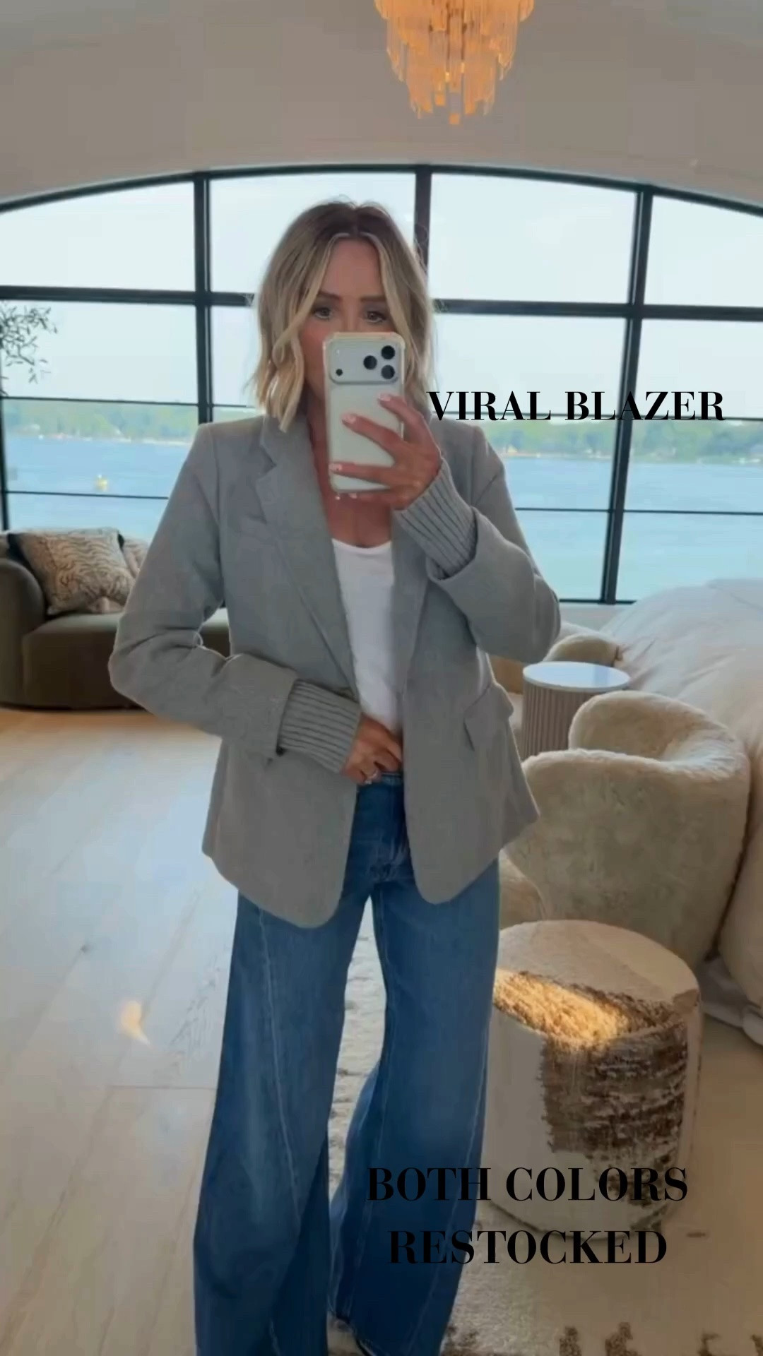The viral Walmart blazer is BACK in stock in both colors 🙌 This one has sold out several times, so snag it while you can! Wearing a small ❤️

#LTKSeasonal #LTKootd #LTKdayinmylife