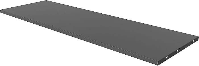 33.3”x9”x0.6” Metal Shelf for 60 Gallon Outdoor Storage Cabinet - '1-Piece Black Metal Lami... | Amazon (US)