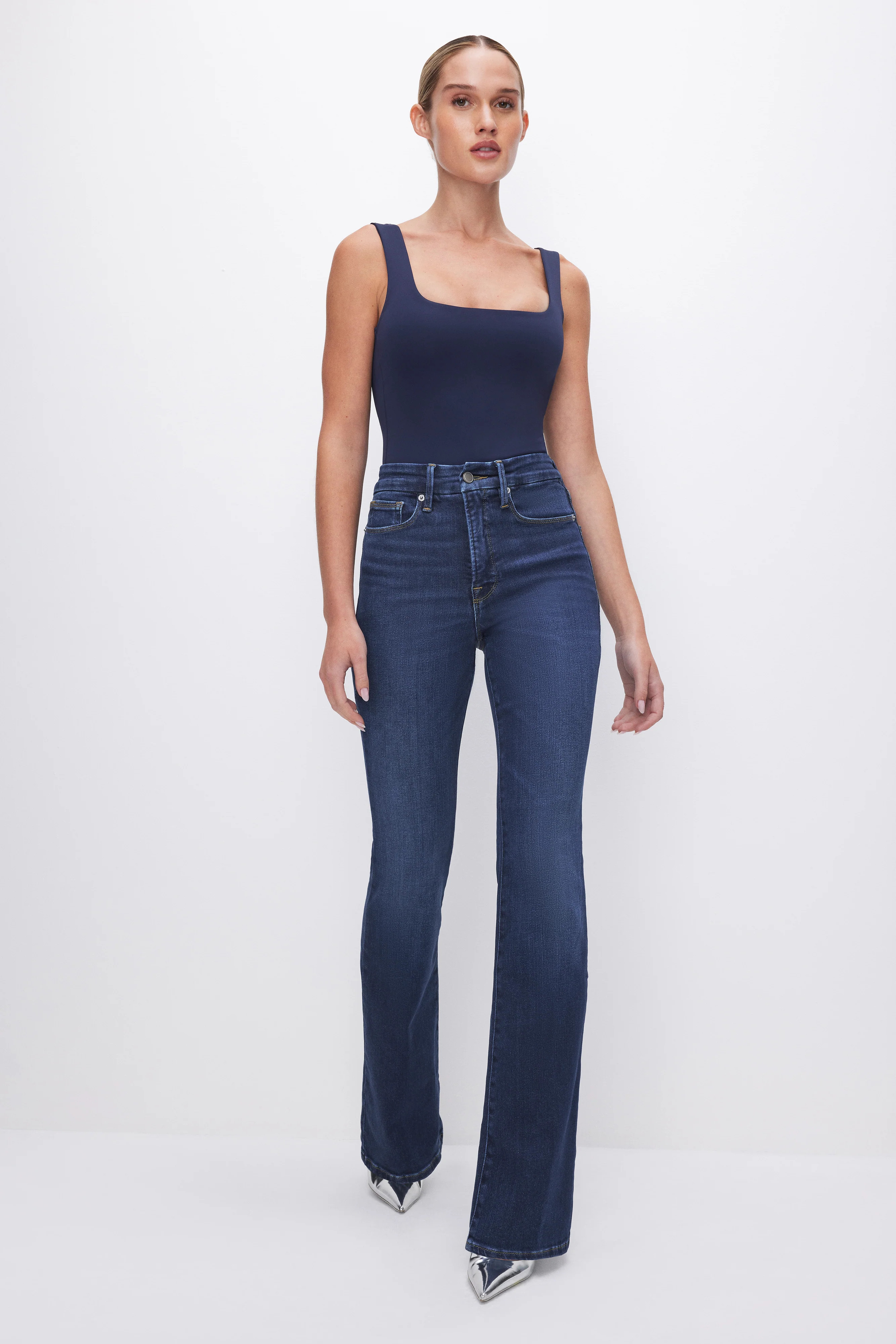 GOOD CLASSIC SLIM STRAIGHT JEANS | Good American