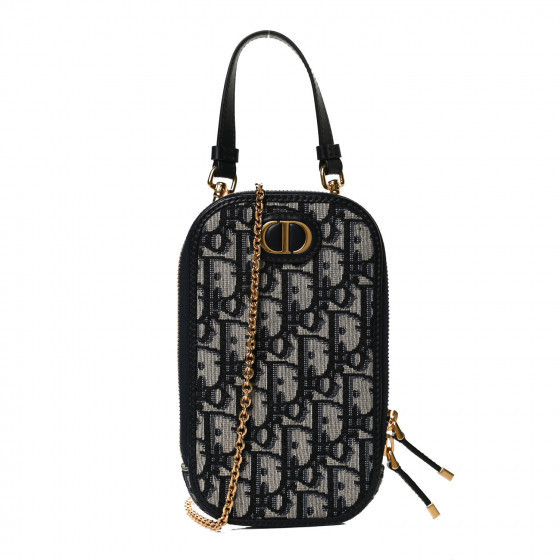 CHRISTIAN DIOR

Oblique 30 Montaigne Phone Holder Blue | Fashionphile