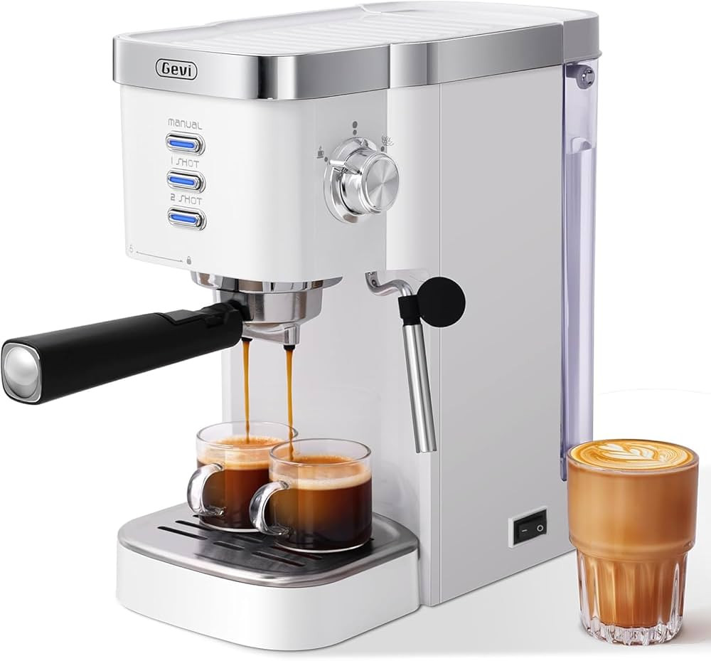 Gevi Espresso Machine 20 Bar High Pressure,Super Automatic Espresso Machines with Milk Frother St... | Amazon (US)