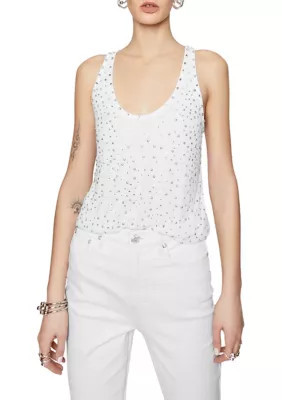 Rebecca Minkoff Women's Edie Embellished Tank Top | Belk