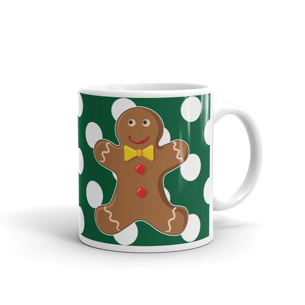 Gingerbread Man Christmas Holiday Coffee Tea Ceramic Mug Office Work Cup Gift 11 Oz - Walmart.com | Walmart (US)