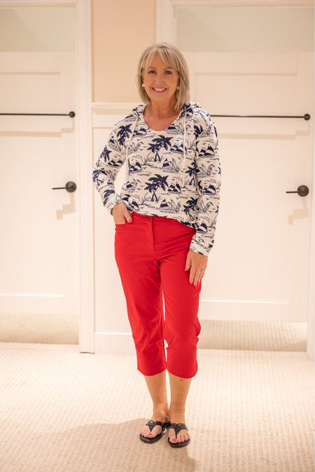 A quick change for a casual night out. These red pants from Talbots add the perfect pop of color!🦀🐚

#LTKtravel #LTKSeasonal #LTKstyletip