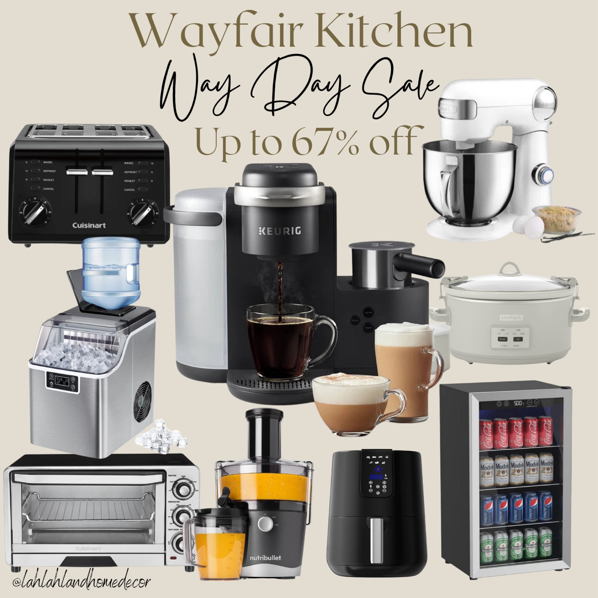 Save @Wayfair Way Day Sale on Kitchen appliances up to 67% off! 

#LTKFindsUnder100 #LTKHome #LTKSaleAlert