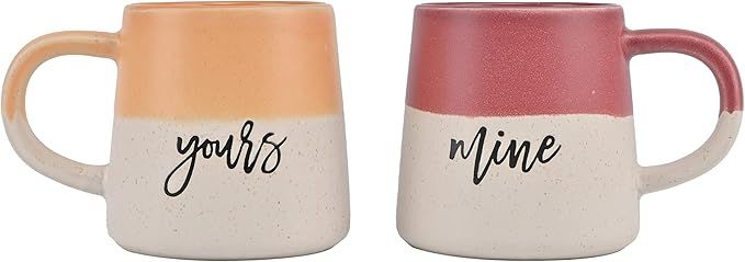 taimei teatime Coffee Mug Set of 2 with Handle, 13.52 oz Ceramic Hot Chocolate Mug Christmas Gift... | Amazon (US)