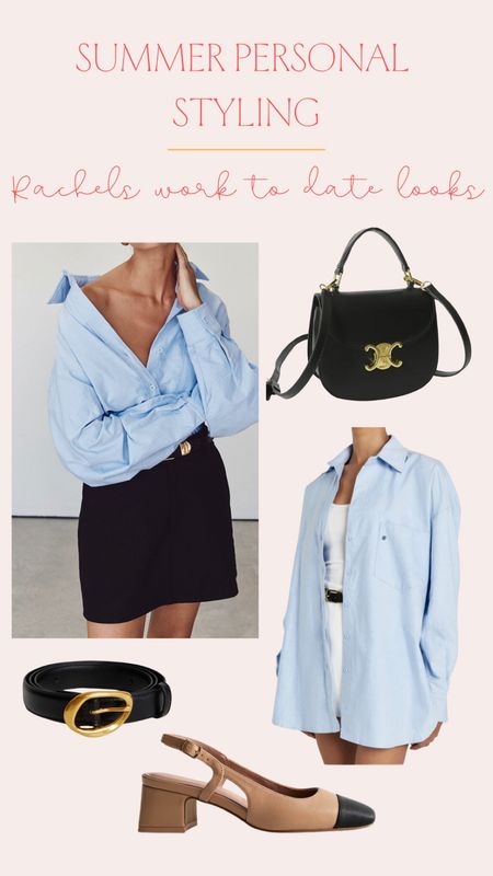 Work to date look 🤍 love this work appropriate skort paired with a classic blue button up 

#LTKWorkwear #LTKStyleTip #LTKFindsUnder100