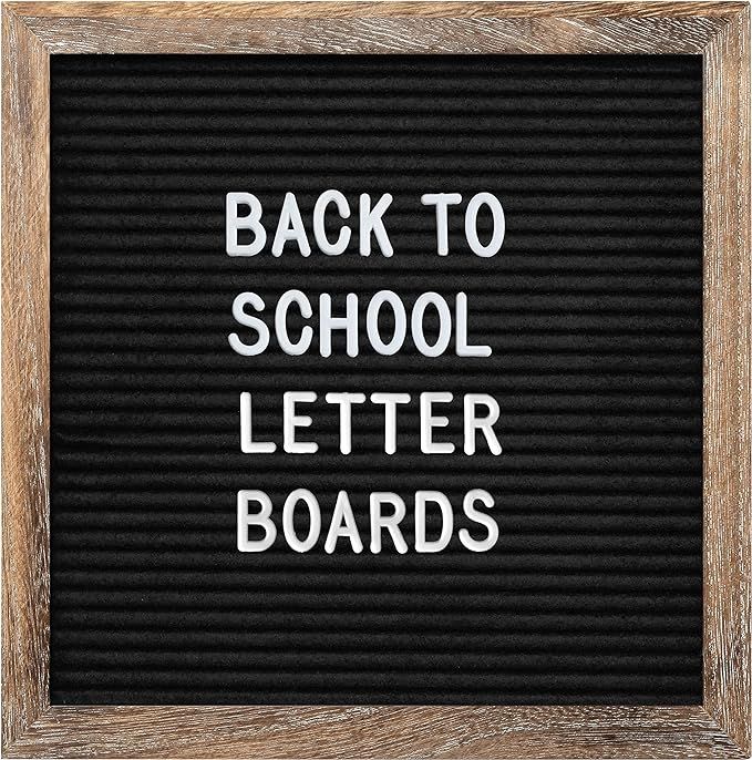 Felt Letter Board Letters Numbers 10x10 Inch - First Day of School Board, Message Board Classroom... | Amazon (US)
