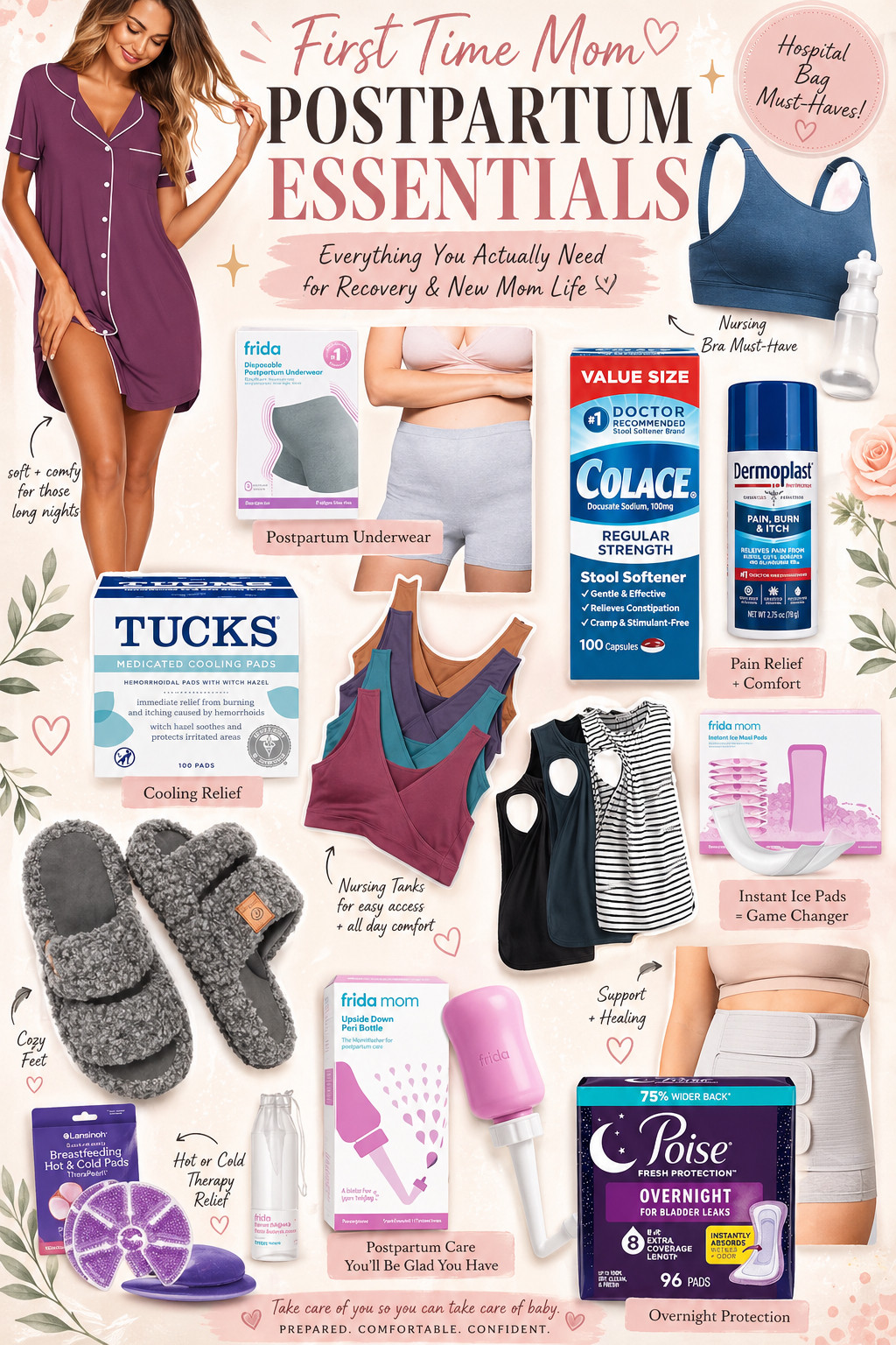 Postpartum Essentials Every First Time Mom Needs

These postpartum essentials are must-haves for first time moms. From recovery care like Dermoplast and Frida Mom products to comfy nursing bras and everyday essentials, this list covers what you’ll actually use after birth. Perfect for hospital bag prep and postpartum recovery. 

 

#LTKmomlife #LTKBaby #LTKBump