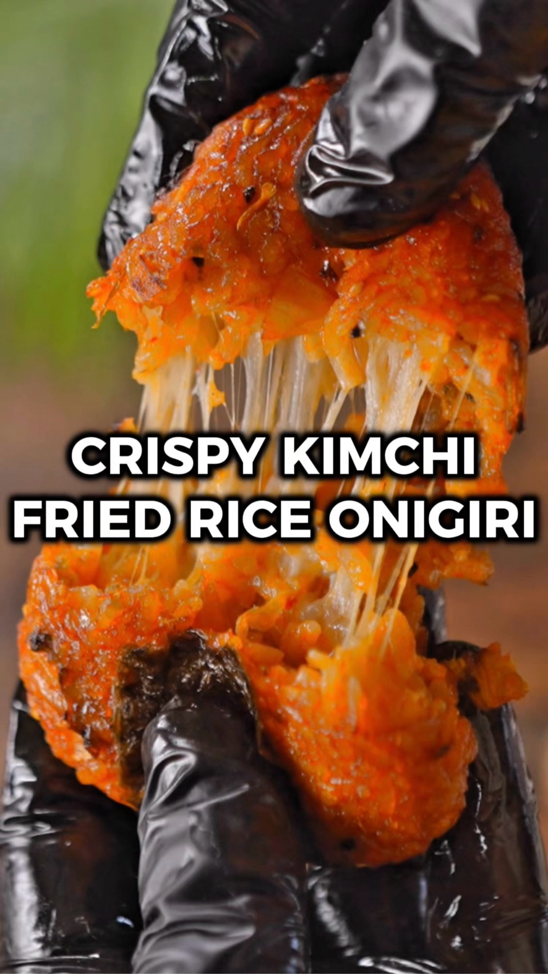 Onigiri was one of my favorite snacks growing up. My mom used to make plain lightly salted rice balls for me, and now I love experimenting with all kinds of variations. This kimchi gochujang version with melty mozzarella in the center is SO good 🔥

Air frying is the easiest way to get crispy onigiri that's perfectly crunchy all the way around. Pan frying can be tricky because the rice ball sometimes loses its shape or crisps up unevenly. The air fryer just does it better here.

Would you try it? Let me know in the comments what you think if you do! 🙌

INGREDIENTS
2 cups cooked short grain white rice
3/4 cup kimchi (finely chopped; squeezed)
4 tbsp gochujang
2 tbsp sesame oil
2 tbsp sesame seeds
1 tsp soy sauce
2 tsp honey (optional)
1 cup shredded mozzarella
sesame oil (for brushing)
1 sheet sushi nori (cut into strips)

INSTRUCTIONS
1️⃣ In a large bowl, mix together the rice, kimchi, gochujang, soy sauce, and sesame oil. Add the honey if you want a touch of sweetness.
2️⃣ Using a mold or lightly oiled hands, form the rice into balls with shredded mozzarella packed in the center.
3️⃣ Brush lightly with sesame oil and air fry at 375°F for 10 minutes. Flip and cook another 7 minutes or until golden brown all around.
4️⃣ Wrap each one with a strip of nori and dig in.
5️⃣ Enjoy!


#LTKHome #LTKfoodie