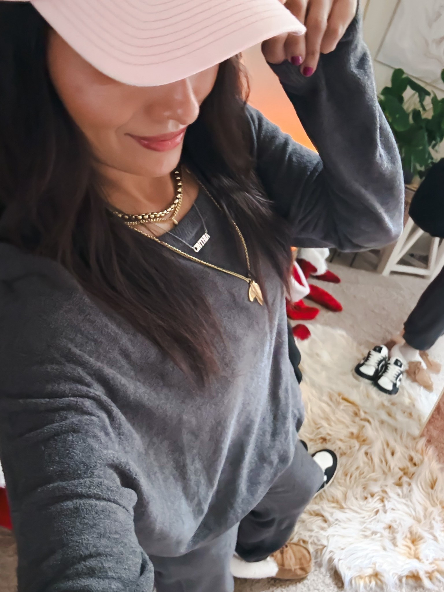 Lazy day luxury with the Barefoot Dreams CozyChic slouchy pullover & track pants! The softest, coziest fit for working from home, travel days, or relaxed weekends. I’m in size XS—perfect with Uggs or sneakers!

Barefoot Dreams, CozyChic outfit, slouchy pullover, track pants, cozy loungewear, work-from-home style, travel outfit, lazy day style, soft outfit, holiday cozy, gift guide, office wear, casual outfit, cozy fashion, Ugg style



#LTKTravel #LTKHoliday #LTKootd