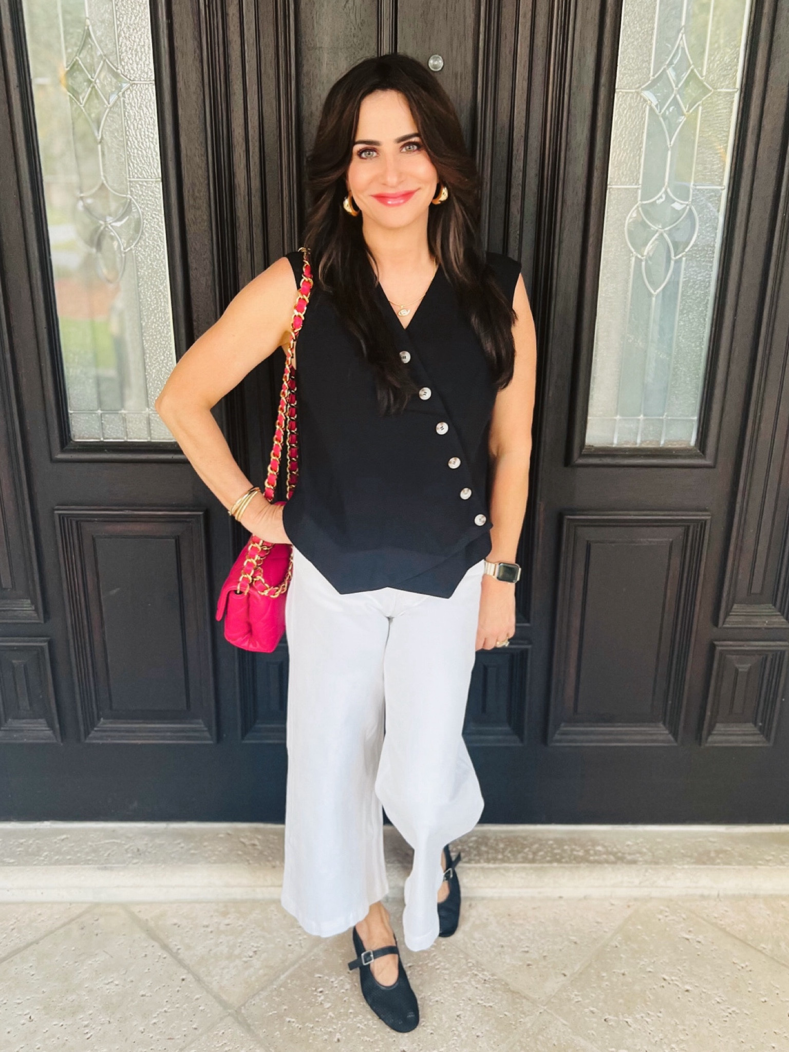 A cute day time look .  Vest sm, jeans 25 , shoes TTS 

#LTKOver40 #LTKStyleTip #LTKSaleAlert
