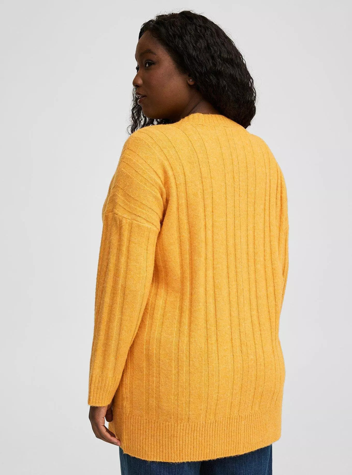 Vegan Cashmere Boyfriend Cardigan Sweater | Torrid (US & Canada)