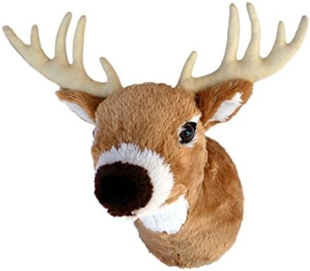Adore 13" Boone The Whitetail Deer Plush Stuffed Animal Walltoy Wall Mount | Amazon (US)