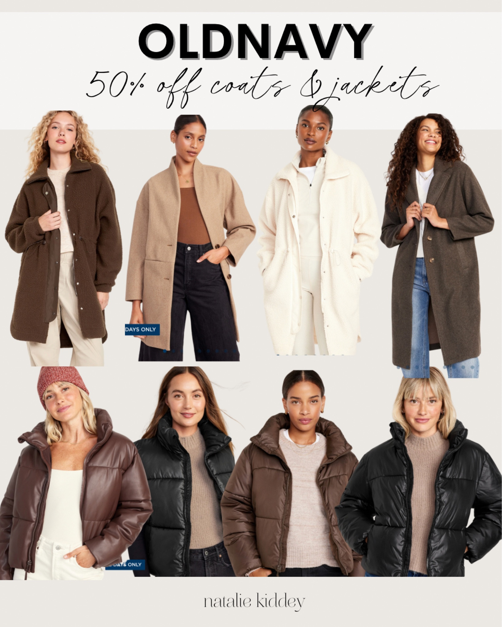Oldnavy weekend sale 50% off coats and jackets! 

#LTKSeasonal