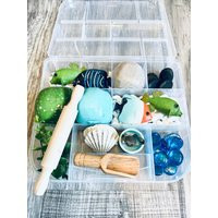Dreaming Of The Sea Sensory Kit, Play, Ocean Kids Busy Box, Gifts, Gift For Kids, Play Dough Doh Kit | Etsy (US)