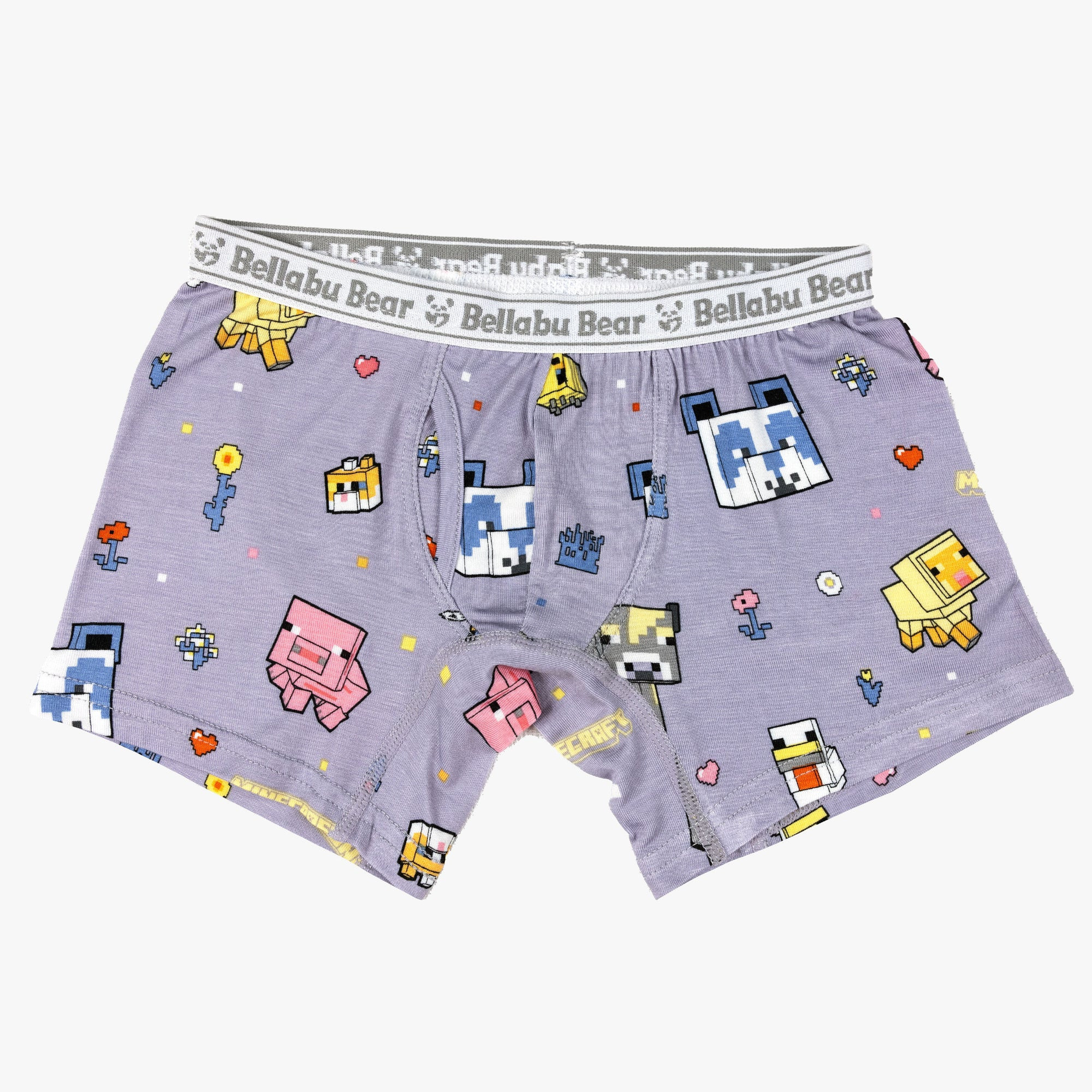 Minecraft Bamboo Boys' Boxer Brief Underwear 3-Pack | Bellabu Bear