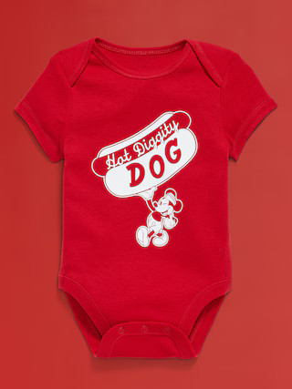 Old Navy x Disney© Mickey Mouse Graphic Bodysuit for Baby | Old Navy (US)