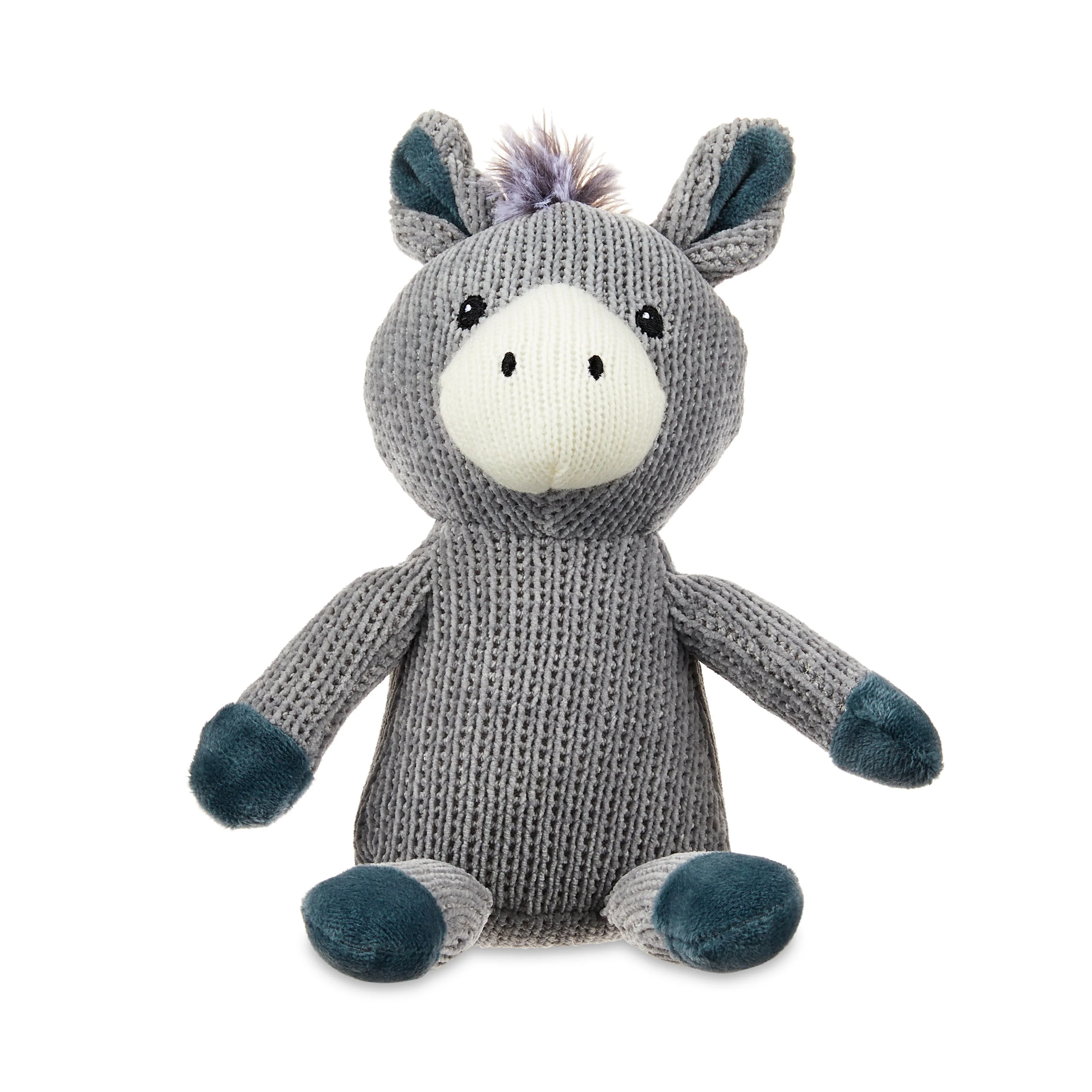 Easter Small Knit Donkey Plush, 10 in, by Way To Celebrate | Walmart (US)