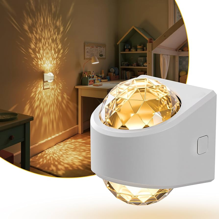 L LOHAS LED Night Light,Projector Night Light with Dusk to Dawn Sensor,3000K Soft White, Brightne... | Amazon (US)