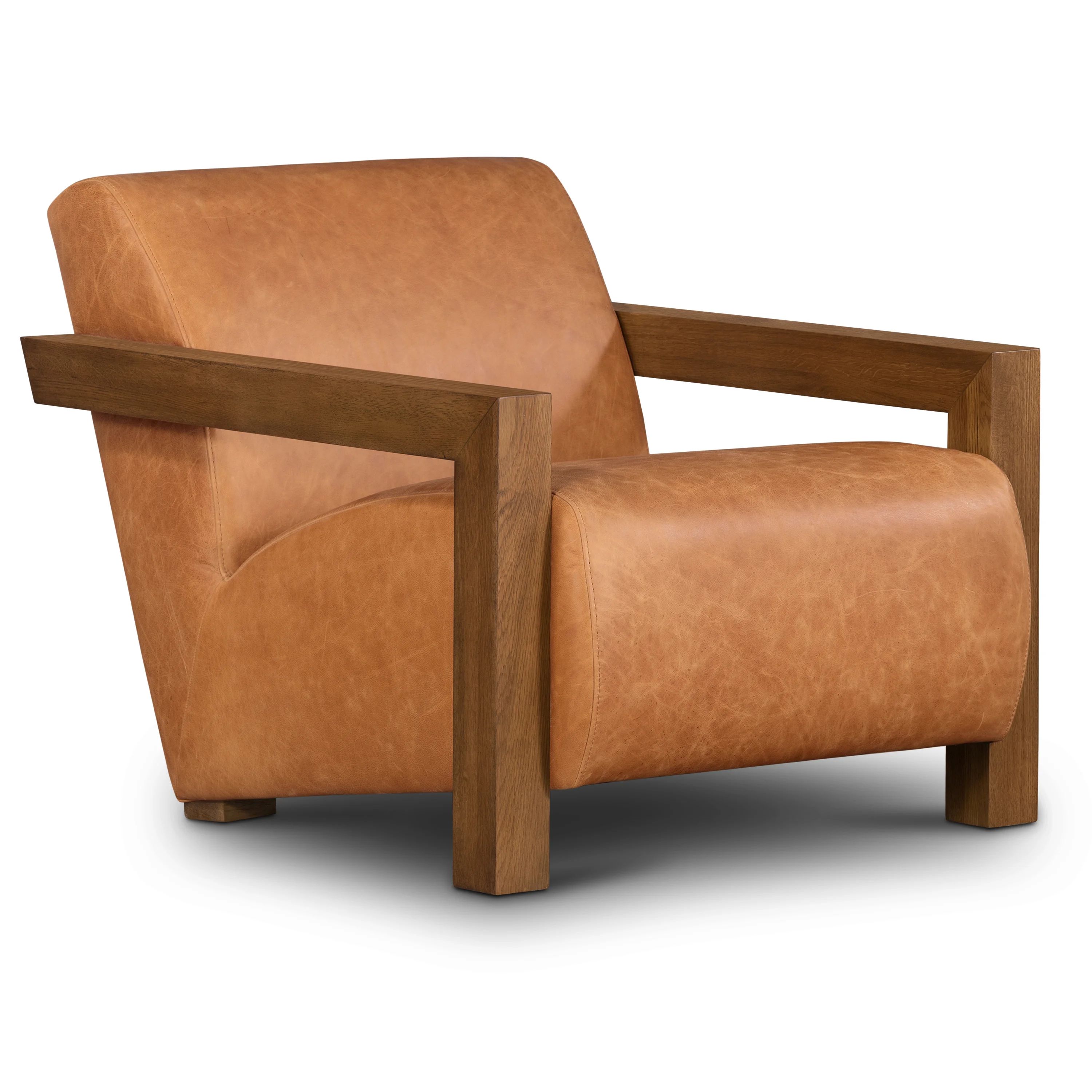 Marlene Leather Accent Chair | Wayfair North America