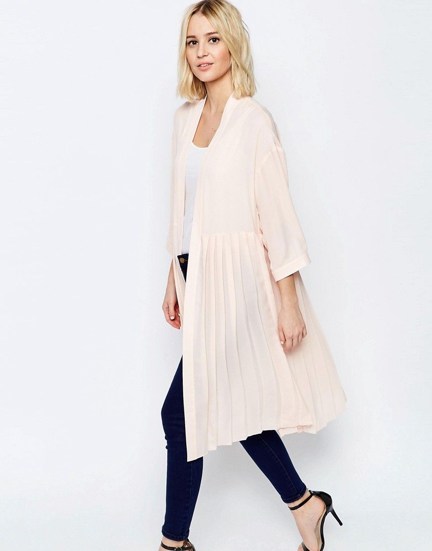 ASOS Soft Pleated Duster | ASOS US