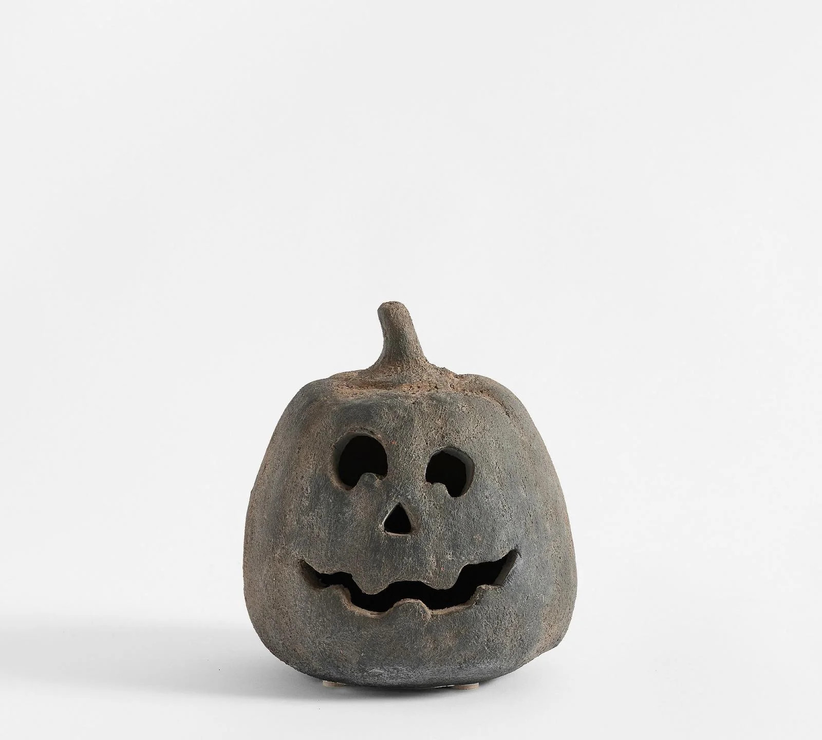Pottery Barn Terracotta Pumpkin Decor - Halloween Jack O' Lanterns Indoor Outdoor Fall Porch Deco... | Walmart (US)
