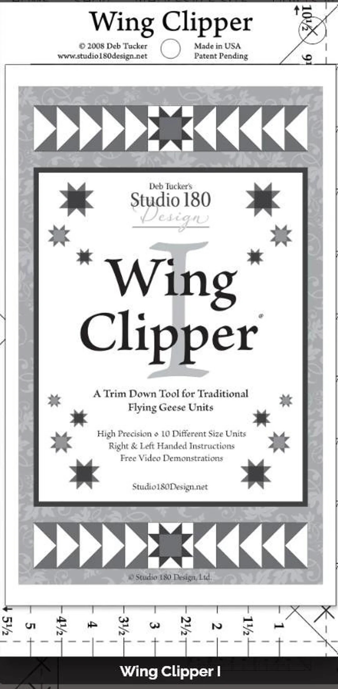Wing Clipper I - by Deb Tucker's Studio 180 Design - Quilt Ruler - DT07 - Etsy | Etsy (US)