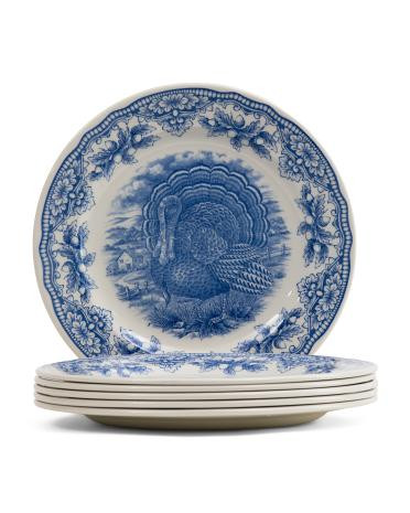 6pk harvest turkey dinner plates | TJ Maxx