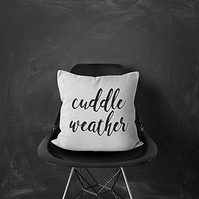 Yohoba Cuddle Weather Pillow Coverhome DÉCorwhite Pillowcasebedding DÉCorcuddle Collectionsimple Quo | Amazon (US)