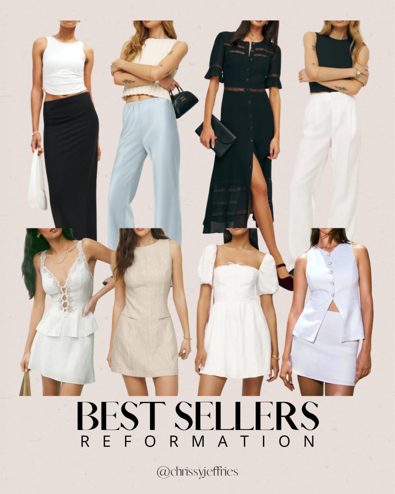 Best selling pieces at Reformation!

#bestsellers #reformation #elevatedstyle #chicoutfit #goingoutoutfit #chicoutfit

#LTKstyletip