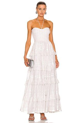 ROCOCO SAND True Maxi Dress in White | FWRD 