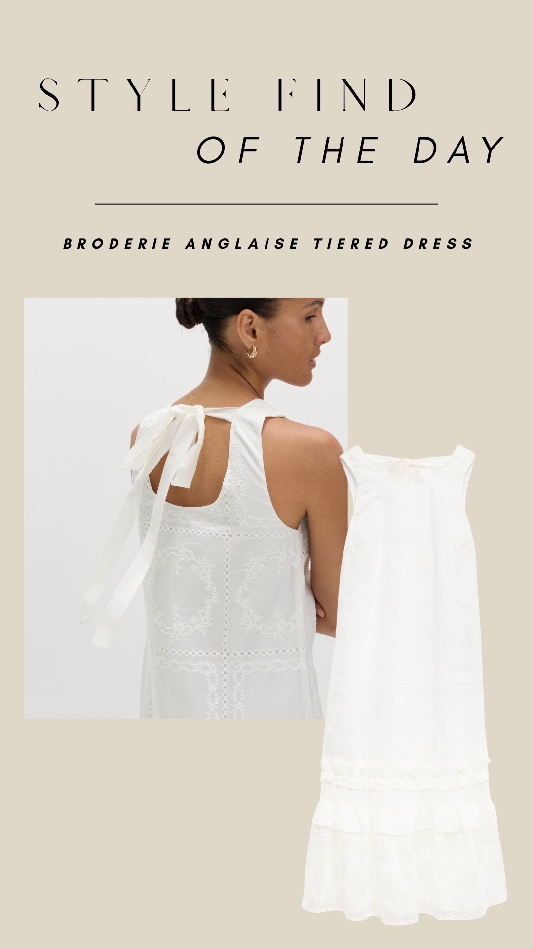 Style find of the day: broderie anglaise tiered midi dress

#LTKsummer #LTKstyletip #LTKdresses